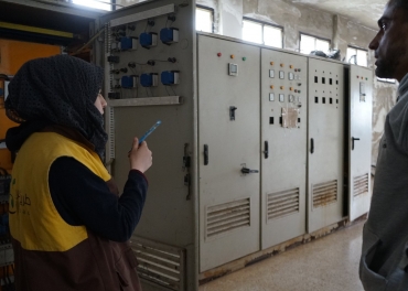 Follow up the maintenance and rehabilitation of stations and networks in the Ain Shaib area