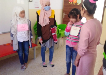 Among the activities offered by the protection center in Tal Abyad