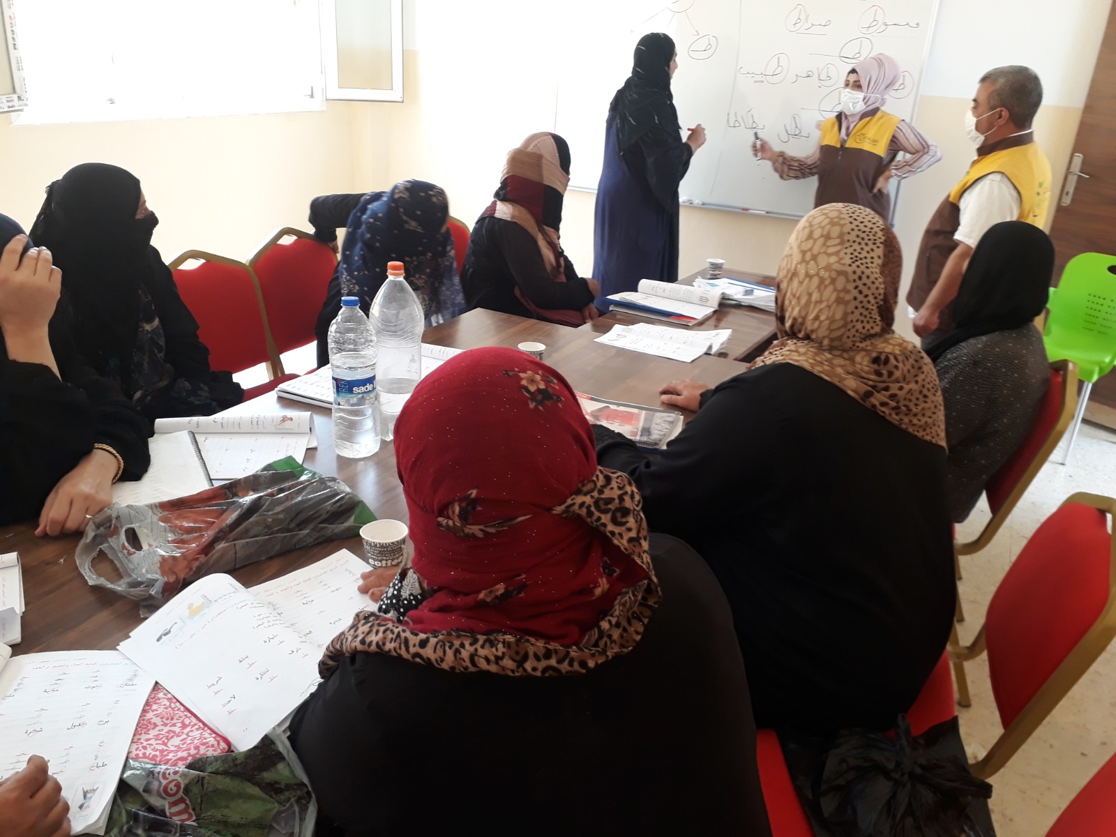 the activities that are held at the Protection Center in Tal Abyad are informal education sessions
